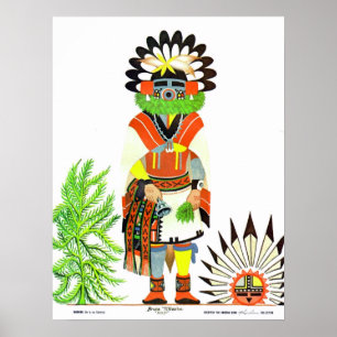 Impression kachina "Matin"