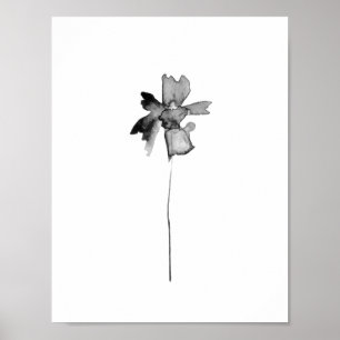 Impression lithographique de l'encre de fleur