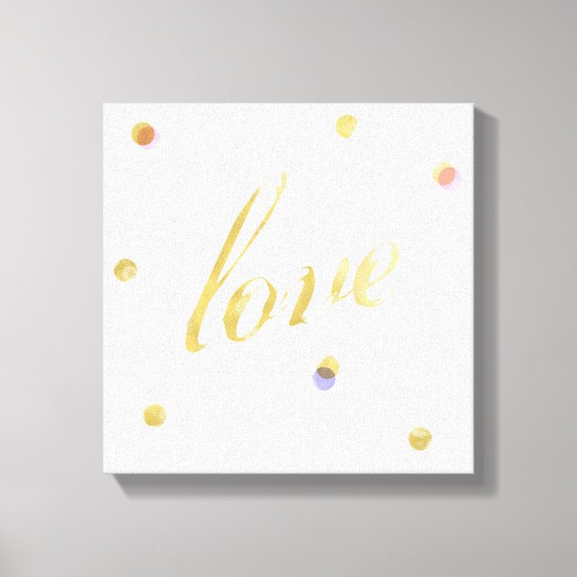 Impression Love Gold Canvas (Recto)