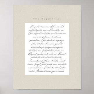 Impression Magnificat - Brown, latin
