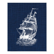 Impression marine du navire pirate