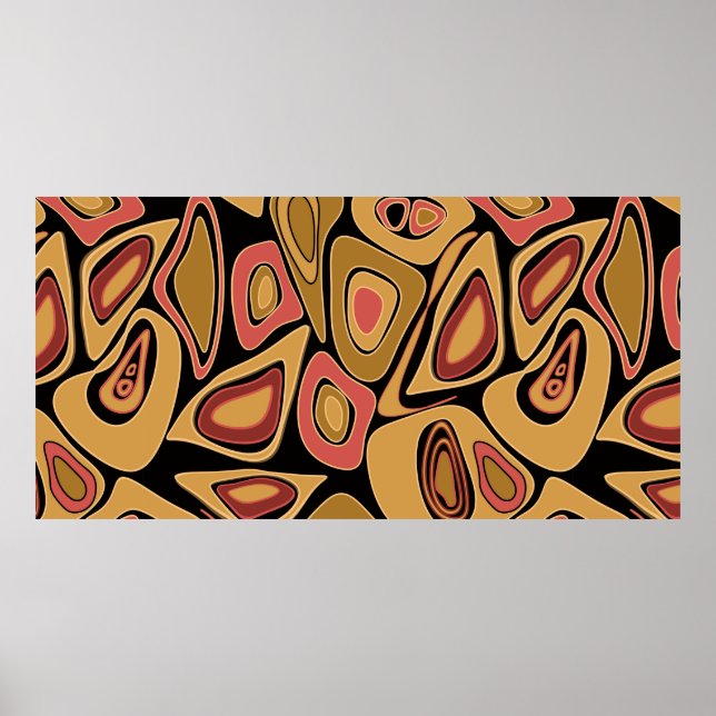 Impression motif Abstraite simple et transparente (Devant)