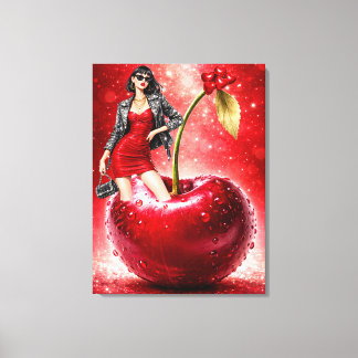 Impression murale de mode Cerise