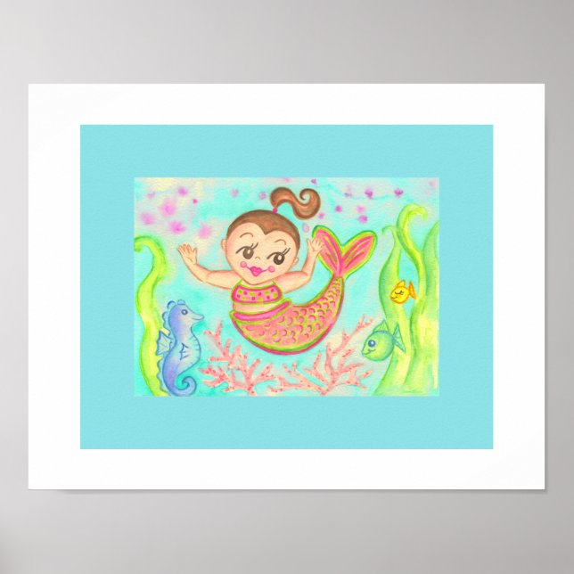 Impression murale Mermaid (Devant)