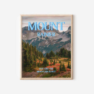 Impression murale tendance Mount Rainier