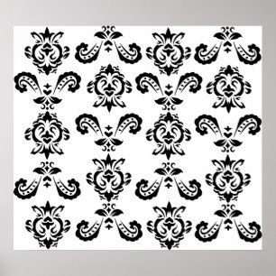 Impression noire baroque