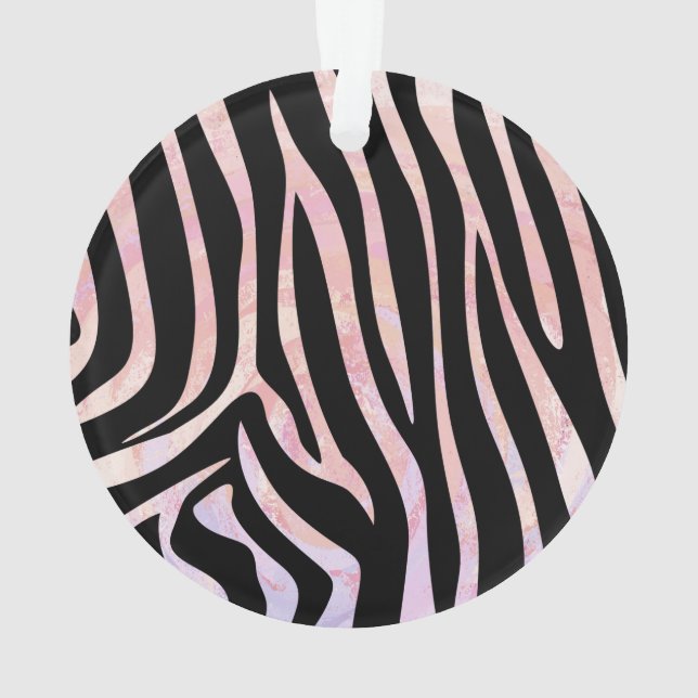 Impression noire et rose Zebra (dos)