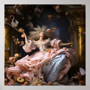 Impression numérique d'art baroque