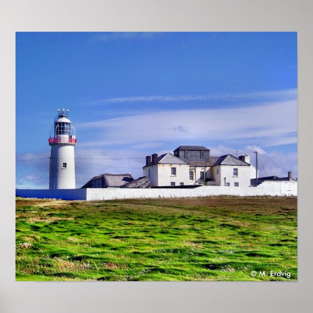 Impression ou affiche du phare irlandais (Devant)