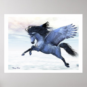 IMPRESSION PEGASUS EN ARGENT