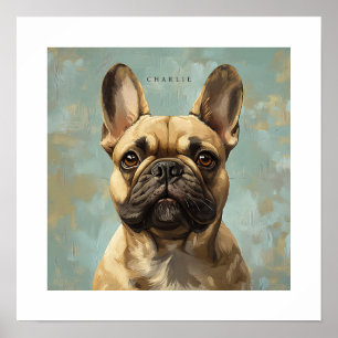 Impression personnalisée de Bouledogue français