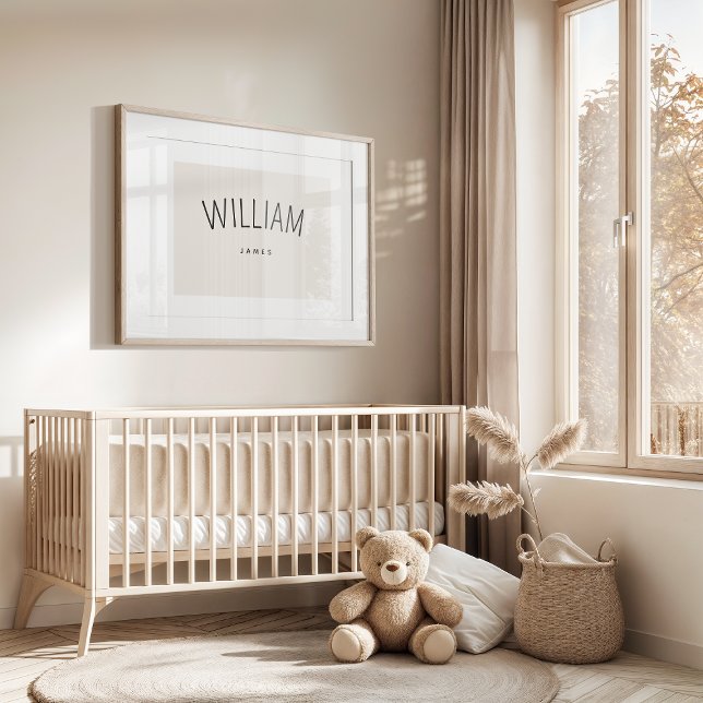 Impression personnalisée de prénom de garçon Minim (Créateur téléchargé)