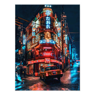 IMPRESSION PHOTO 渋谷の居酒屋とタクシーMサイズ 