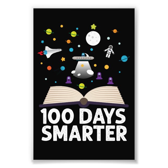 Impression Photo 100e Jour De L'École 100 Jours Livres Smartres Esp (Devant)