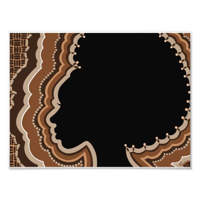 Impression Photo 12 nuances d'afro-américain (Devant)