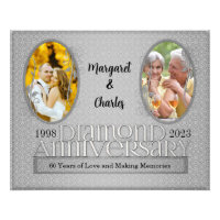 16x20 60e collection d'anniversaire de diamant
