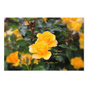 Impression Photo 2 Corinthiens 12:9 Ma grâce vous suffit.