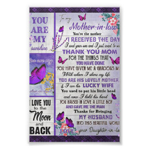 Impression Photo À Ma Mère - Dans - Droit Cadeau, Mère Cadeau Anniv