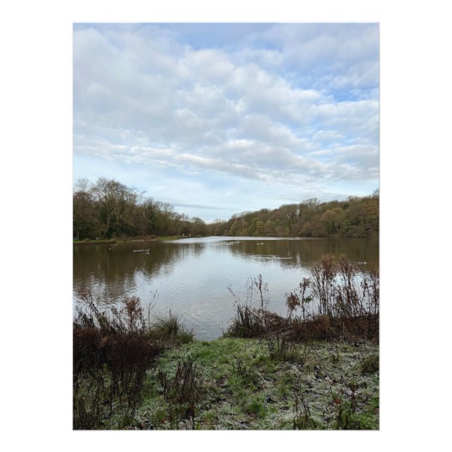 Impression Photo A peacful lake.. (Devant)