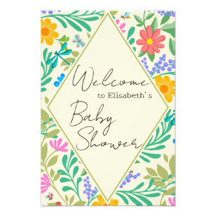 Impression Photo Abeille de miel, coccinelle, papillon, libellule &