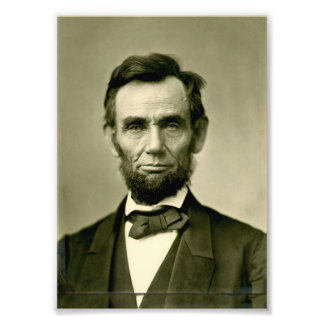 Impression Photo Abraham Lincoln président usa Etats-Unis Amérique