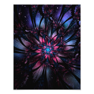 Impression Photo Abstract fractal flower design