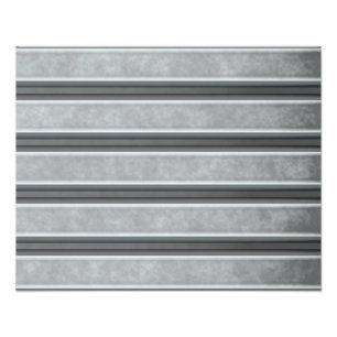 Impression Photo Acier ondulé texturé