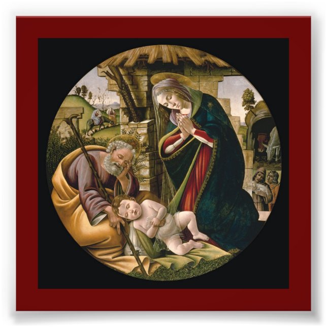 Impression Photo Adoration de l'enfant Christ (Devant)