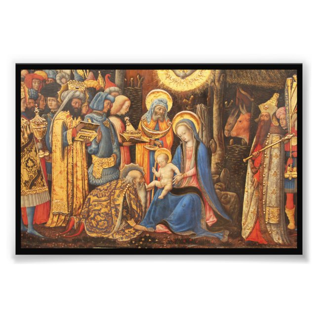 Impression Photo Adoration des Rois (Adorazione dei Magi) (Devant)