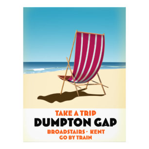 Impression Photo Affiche balnéaire Dumpton Gap Broadstairs Kent