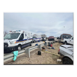 Impression Photo Affiche d'ambulance