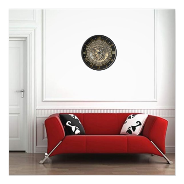 Impression Photo affiche de l'horloge medusa (Devant)