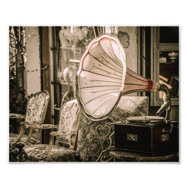 Impression Photo affiche de magasin antique (Devant)