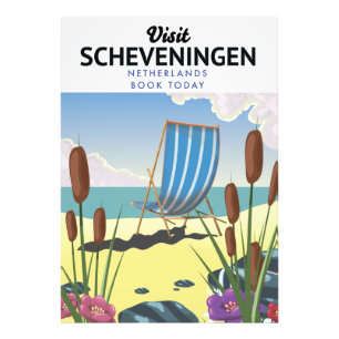 Impression Photo Affiche de plage de Scheveningen Pays-Bas
