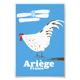 Impression Photo Affiche de voyage Ariège France.