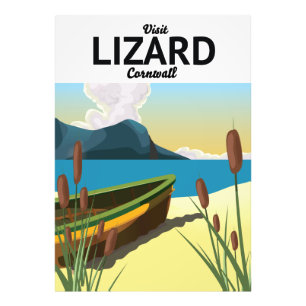 Impression Photo Affiche de voyage en bord de mer de Lizard