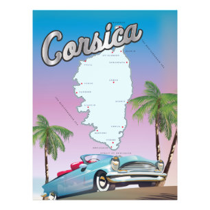 Impression Photo Affiche de voyage en Corse