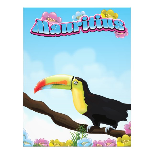 Impression Photo Affiche de voyage Maurice (Devant)