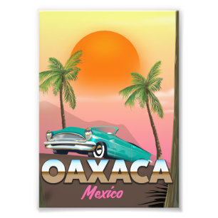 Impression Photo Affiche de voyage Oaxaca Mexique