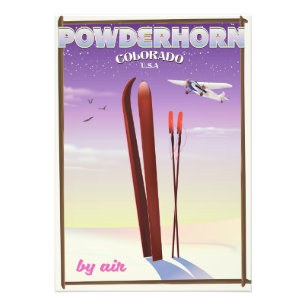 Impression Photo Affiche de voyage Powderhorn Colorado