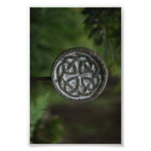Impression Photo Affiche d'un ancien symbole irlandais 