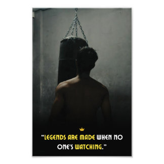 Impression Photo Affiche inspirante pour les entrepreneurs, les ath