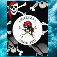AFFICHE PIRATE ET OS CROISÉS
