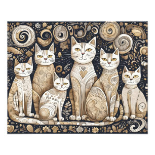 Impression Photo affiche pour calmer les chats