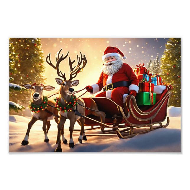 Impression Photo Affiches de Noël (Devant)