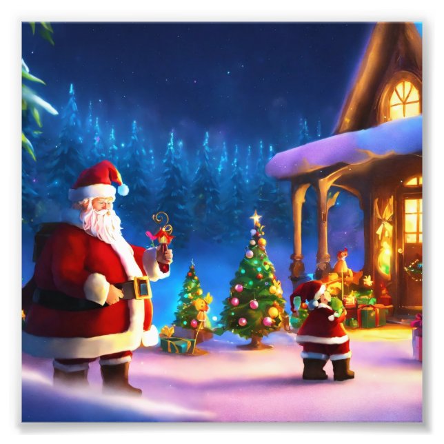 Impression Photo Affiches de Noël (Devant)
