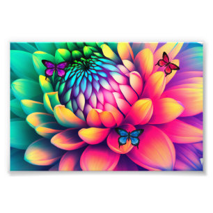 Impression Photo agrandissement des fleurs