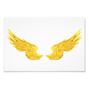 Impression Photo Ailes de l'Ange d'Or