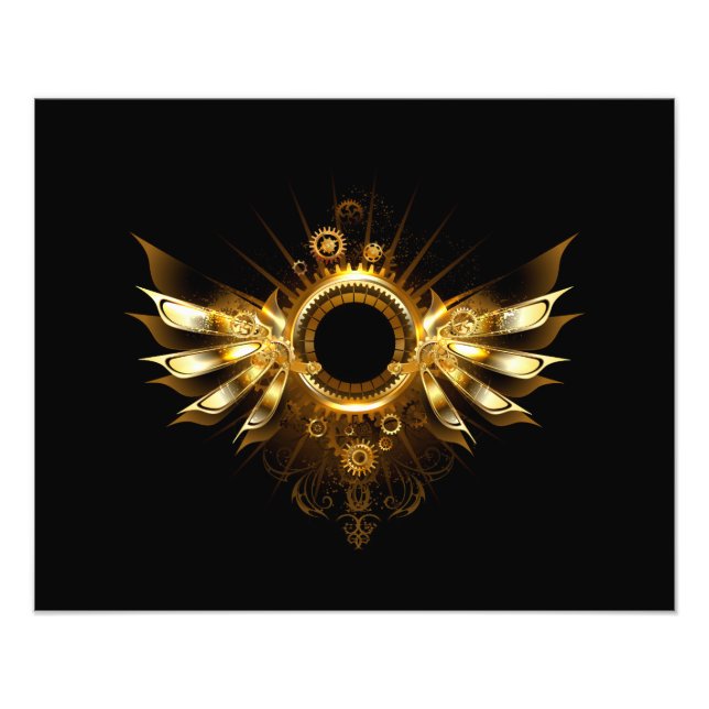 Impression Photo Ailes steampunk (Devant)