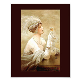 Impression Photo Aimant de Cognac vintage